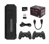 X2 Plus Retro Game Stick Console 64GB,Built-in 36,000+ Classic & 3D Games, 4K HD Output, 2.4G Wireless Controllers, Plug & Play Video Game Console for TV HDMI,Gift for Boys Adult