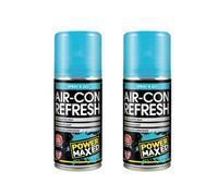X2 Power Maxed Air-Con Cleaner Refresh For Car, Van, Lorry, Motorhome Or Caravan