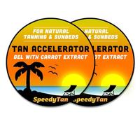 x2 Premium Tan Accelerator Cream - For Sunbed Use & Natural Tanning - Natural Tanning Accelerator With Carrot Tanning Oil - UK Based Brand