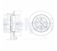x2 Rear Brake Disc Delphi BG4031 Fits Mercedes-Benz M-Class R-Class