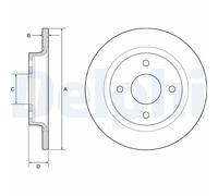 Delphi Brake Discs - Bg4954C