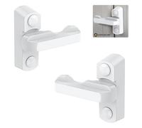 x2 Sash Jammers - Extra Security Locks for uPVC Window & Doors - White