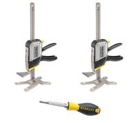 X2 Stanley Tradelift Fatmax Lift Clamp Tool + Screwdriver Sta183550 Fmht83550-1