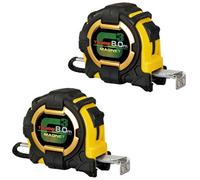 X2 Tajima 8M G Lock Magnetic Tape Measure Extra Wide 27mm Blade Tag3M780Mt