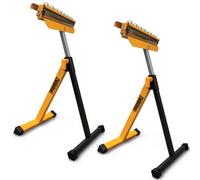X2 Toughbuilt Tb-S210 3 In 1 Roller Stand Adjustable Material Stop Support Stand