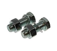 x2 Tow Ball Fixing Bolts, M16 x 45mm, Locking Washers and Nuts, Tow Bar, Maypole