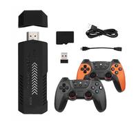 X2 Ultra Retro Game Console Stick, 128G 40000 Classic Games 4K HDMI Output Plug & Play TV Gaming System with Dual Wireless Controllers