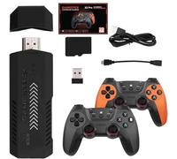 X2 Ultra Retro Game Console Stick, 256G 58000 Classic Games 4K HDMI Output Plug & Play TV Gaming Dual Wireless Controllers(128G)