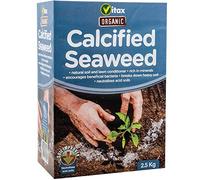 Vitax Calcified Seaweed Lawn Conditioner Organic Mineral Feed 2.5kg