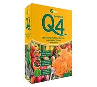 Vitax Q4 All Purpose Plant Food, Fertiliser Enriched With Organic Nutrients, More Flowers, Bigger Yields, Slow Release - 0.9 Kg
