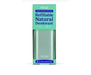 X2 Wild-Fresh Cotton & Sea Salt - Refillable’s Natural Deodorant 80g Vegan 24hr