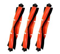 X20+ Replacement Roller Brushes Compatible with Xiaomi X20+/X20 Plus/ 1S/S20 plus/ S20+/X10+/X20 Pro Robot Vacuum Cleaner Brush Accessory Kit Multi Surface Brush 3 Pack