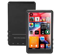 X20 Touch Screen MP3 Player Bluetooth5.0 HiFi Sound 16GB 256GB for FM Radio Electric Book (Black)