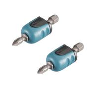 X2Makita E-03442 Mag Boost Impact Premier Magnetic Hex Holder Adapter Sleeve Bit