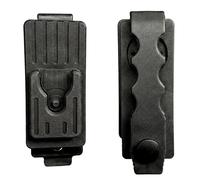 X2TKTACT Tactical Mic Clip, 360 Degrees Rotating Quick Release Two-Way Radio Microphone Clip for Duty Belt