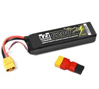 X2Z Power Racing X2Z-2873X Lipo Battery 50C 6000Mah 3S 11,1V TRX Plug for Traxxa