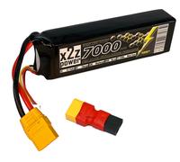 X2Z Power Racing X2Z-2874X Lipo Battery 50C 7000Mah 3S 11,1V TRX Plug for Traxxa