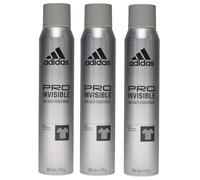 X3 ADIDAS Pro Invisible 48H Anti-Perspirant Deodorant Body Spary 200ml