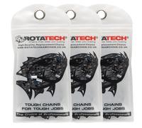X3 Genuine Rotatech Semi-Chisel 52 Dl Chainsaw Chain For 16 Inch Bar