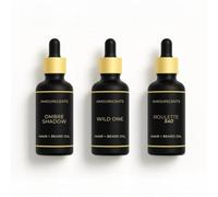 X3 Hair & Beard Oil Bundle Set - Choose Your Inspired Grooming Formula for Conditioning, Hydrating, Moisturising, Fresh & Healthy Soft Hair, 100% Alcohol & Vegan Free
