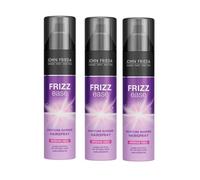 X3 John Frieda Frizz-Ease Moisture Barrier Hairspray - Intense Hold, Keratin-Infused, 75ml, Colour-Safe