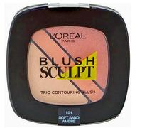 X3 L'Oreal Blush Sculpt Trio Contouring Blush 101 Soft Sand