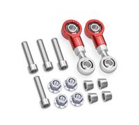 X3 M12X1.75 Front Sway Bar Stabilizer End Link Kit Aluminum UTV Fit For Maverick R/RR Max 4x4 DPS Replace 706203612(Red M12)