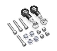 X3 M12X1.75 Front Sway Bar Stabilizer End Link Kit Aluminum UTV Fit For Maverick R/RR Max 4x4 DPS Replace 706203612(Black M12)