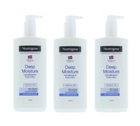 X3 Neutrogena Norwegain Formula Deep Moisture Body Lotion 400ml