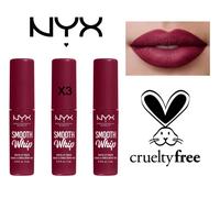 X3 NYX Smooth Whip Matte Lip Cream- Fuzzy Slippers