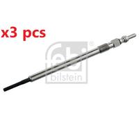 X3 PCS FITS MITSUBISHI COLT VI 1.5 DI-D GLOW PLUG 176199 FEBI BILSTEIN