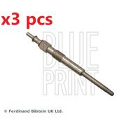 X3 PCS GLOW PLUG ADG01810 BLUE PRINT