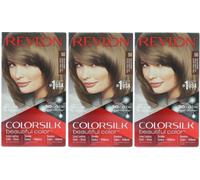 X3 Revlon 3D Hair Colour Gel Permanent Colorsilk 50 Light Ash Brown