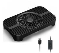 X3 USB Cooling Fan, 18dB Ultra Quiet 140mm USB PC Fan with Built-in Cable and One-Touch Switch, Portable Fast Cooling for Routers, Receivers, Amplifiers, DVRs, PlayStation, Xbox, Media Units & More