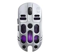 X3 Wireless Gaming Mouse with 70g Lightweight Hollowed Out Design - 12,000 DPI PAW 3311 Sensor, 6 Programmable Buttons, Support Wired/2.4GHz/BT for PC/Mac/Gamer (White)