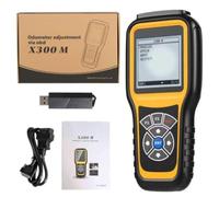 X300M OBDII Automotive Diagnostic Tool with VGA Display, Vehicle Adjustment Support and KM Function for Compatible Car Systems
