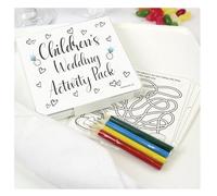 x36 - WEDDING TABLE FAVOURS GIFT - CHILDRENS COLOURING FUN ACTIVITY PACK/GAME PUZZLE BOOK