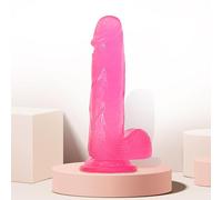 X3a-8 Inch Pink Exercise Anil Plug Kit Classic Hands-Free Suction Cup Adult Tools with Super Suction Sup for Women