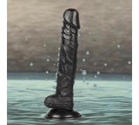 X3a-9.5 Inches Soft and Easy to Use Silicone Material Female Body Relax Realistic Classic Hands-Free Suction Cup Tool