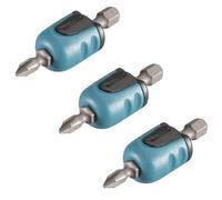 X3Makita E-03442 Mag Boost Impact Premier Magnetic Hex Holder Adapter Sleeve Bit