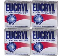 x4 Eucryl Smokers Tooth Powder Original 50g