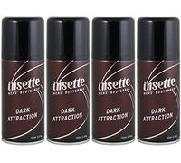 x4 Insette Dark Attraction Mens Deodorant Body Spray 150ml