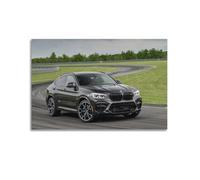 X4 M Competition Sport Car Poster with Track Dynamic Scene And High-Speed Aesthetic Poster Decorative Painting Canvas Wall Posters And Art Picture Print Modern Family Bedroom Decor Posters 24x36inch(6