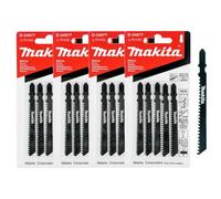X4 Makita D-34877 5Pc Jig Saw Blades - Fast & Straight Cuts For Soft Wood & Pvc