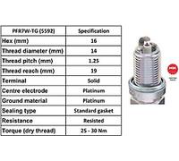 X4 - NGK SPARK PLUG QUALITY OEM 5592 / PFR7W-TG