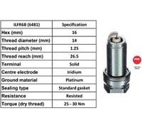 X4 - NGK SPARK PLUG QUALITY OEM 6481 / ILFR6B