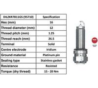 X4 - NGK SPARK PLUG QUALITY OEM 95710 / DILZKR7B11GS