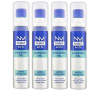 x4 Nuage Men Shaving Oil with Mentol 25ml