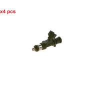 X4 PCS 0280158013 INJECTOR FITS FOR NISSAN MICRA III 1.0 16V