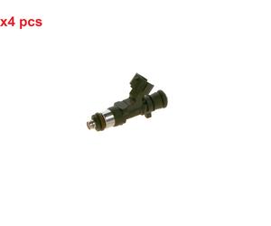 X4 PCS 0280158013 INJECTOR FITS FOR NISSAN MICRA III 1.0 16V